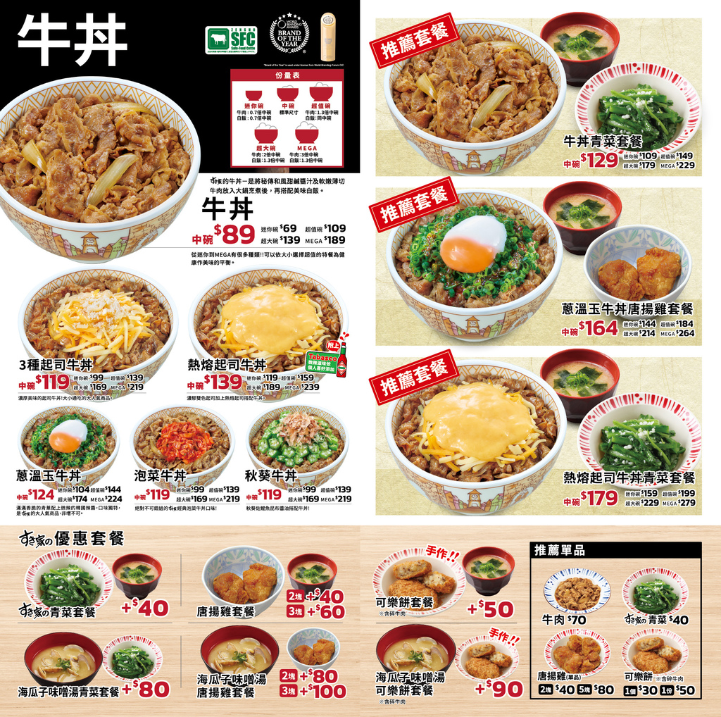 西屯區丼飯推薦-吉野家台中永福店菜單1.jpg