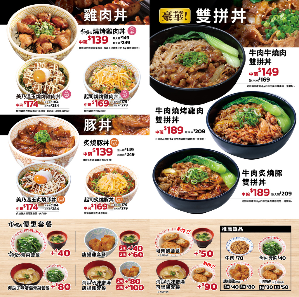 西屯區丼飯推薦-吉野家台中永福店菜單4.jpg