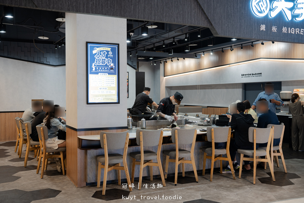 【大手前鐵板燒台南仁德店】無限加菜吃到飽！仁德家樂福餐廳，海