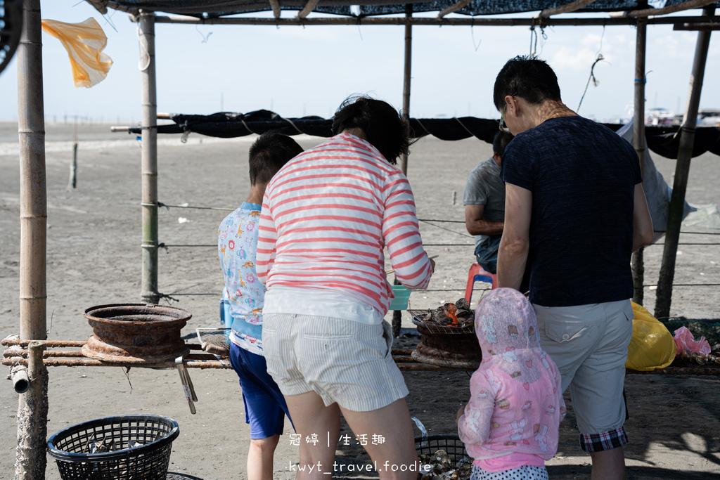 彰化親子景點_彩雲王功潮間帶之旅,200元蚵仔吃到飽,一票暢