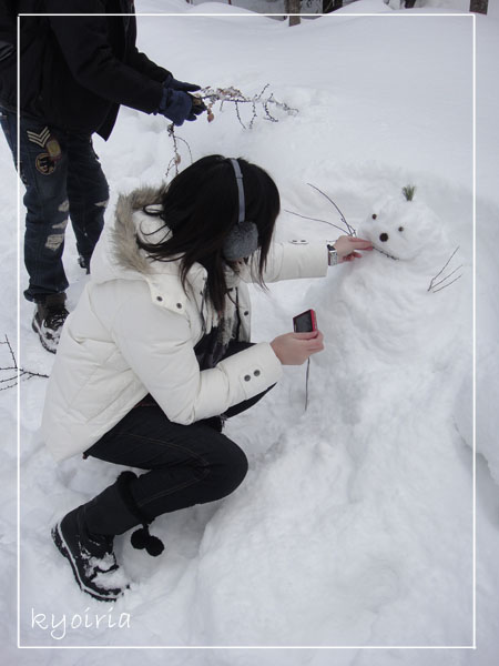 一起做雪人