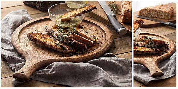 Kyut宅配免運 鄉村田園風歐式帶柄 斑馬木 木質托盤圓形實木無漆麵包板披薩托盤 C038 Yahoo奇摩拍賣