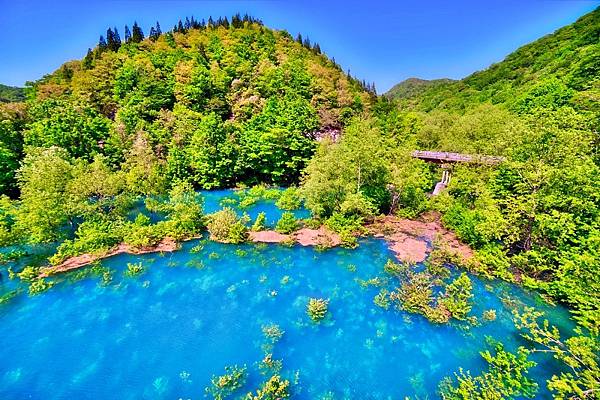 清涼絕景  中島台、獅子鼻濕原  元瀧伏流水 安之瀑布  抱