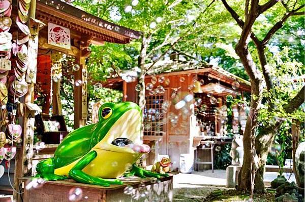 福岡的“青蛙寺” 如意輪寺