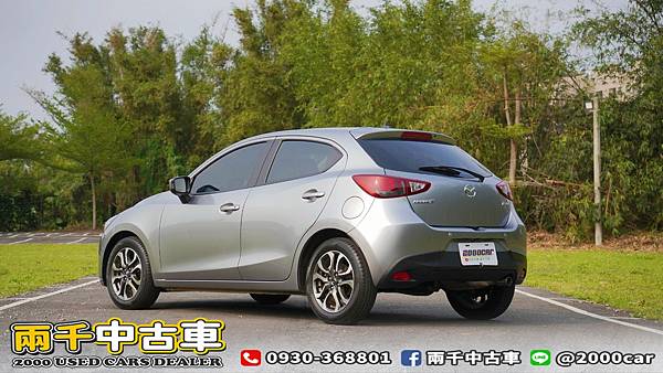 感謝售出~ 2016 Mazda 2 1.5 銀色 六安、循