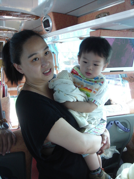 Lucas with mama