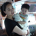Lucas with mama