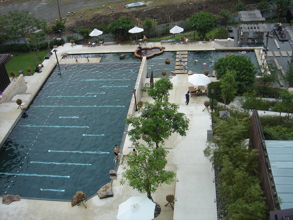The pool of hotel