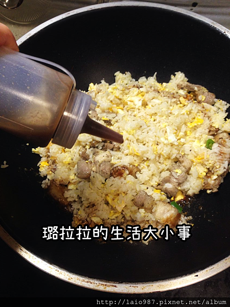 簡單好滋味的鹹豬肉炒飯