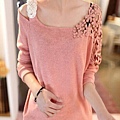 AP691 粉色蕾絲針織衫.jpg