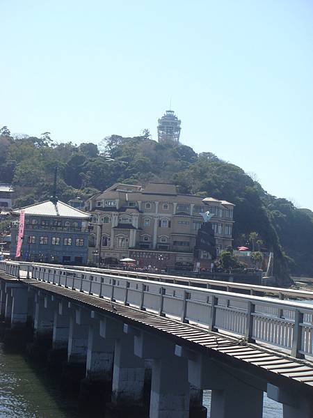 江之島上的建築