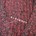 【K131203027】 麻花雙織水袖外套 兩色紅&深灰