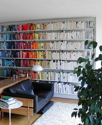 Books arranged by color via Flickr 7.jpg