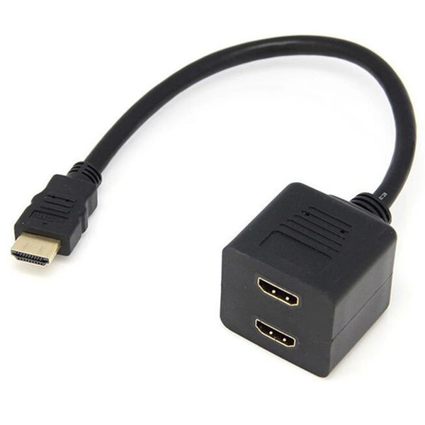 HDMI 一(公)轉二(母)