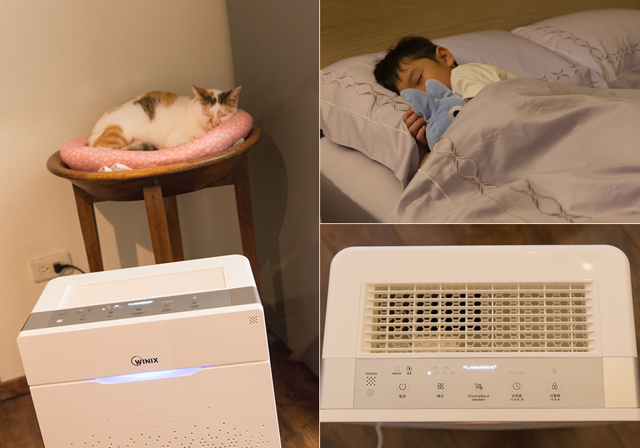 空氣清淨機推薦 韓國winixzero為寵物家庭設計 嵐嵐仔 幸福小家庭i Mniki 媽咪拜mamibuy