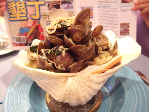 090910 Bistro沙灘小酒館:白酒蛤蜊義大利麵260 090910 Bistro沙灘小酒館:白酒蛤蜊義大利麵260