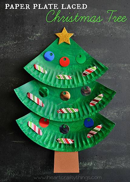 Paper Plate Christmas Tree