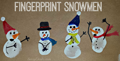 fingerprint-snowmen-crafts