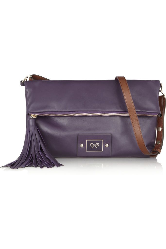 Faithful leather clutch