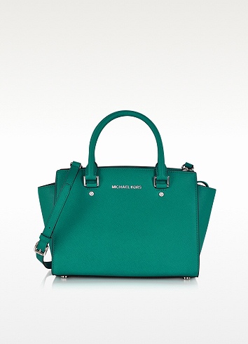 michael kors selma medium green1