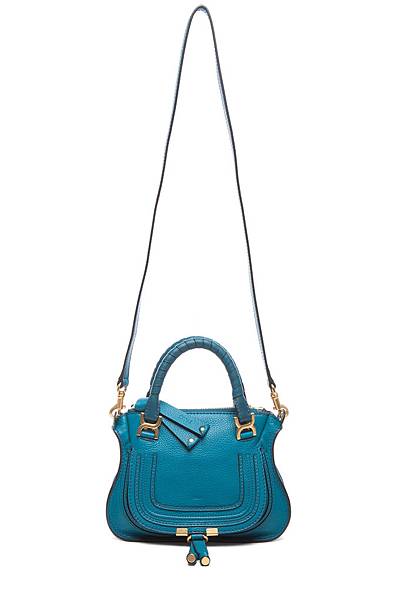 CHLOE Mini Marcie Bag in Laguna Blue5