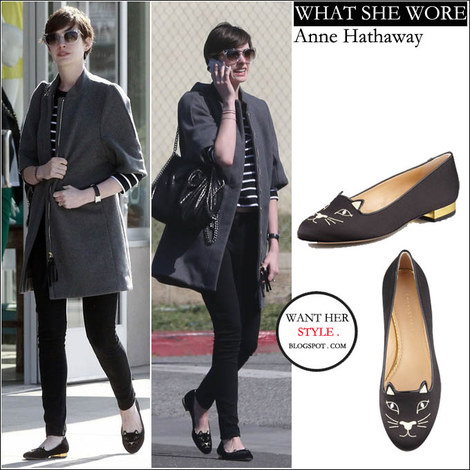 anne-hathaway-and-charlotte-olympia-kitty-embroidered-velvet-flats-gallery