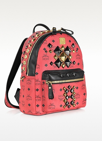 MCM backpack small red2