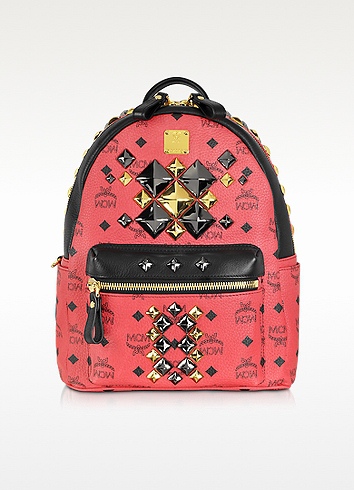 MCM backpack small red1