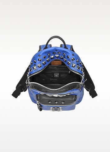 MCM backpack small blue4