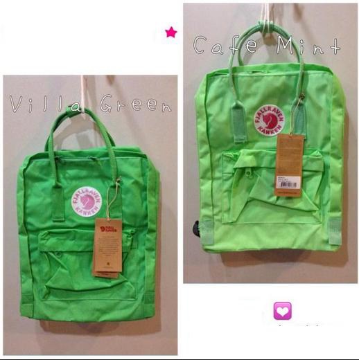 mint v.s villa green kanken