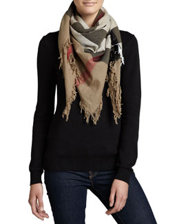 BURBERRY wool scarf10