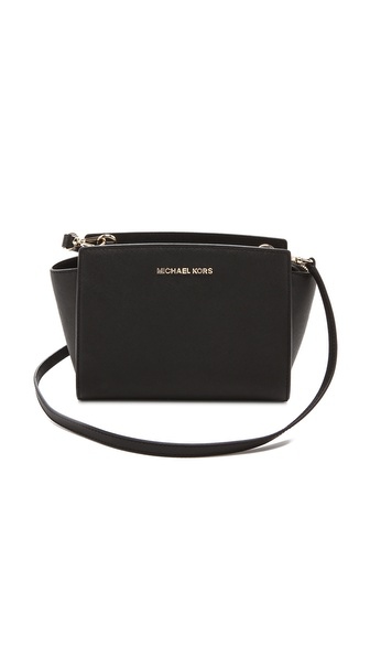 Michael Kors Medium Selma Messenger black5