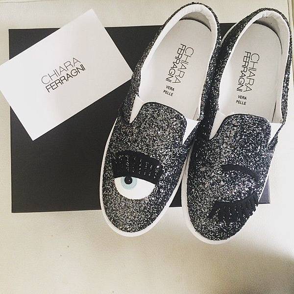 Chiara Ferragni 30MM FLIRTING GLITTER SLIP-ON SNEAKERS13