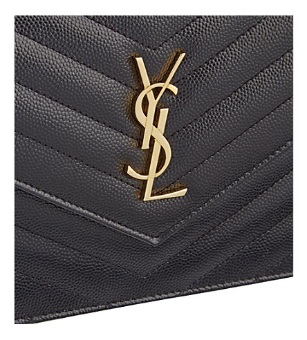 Saint Laurent Quilted mini envelope clutch4