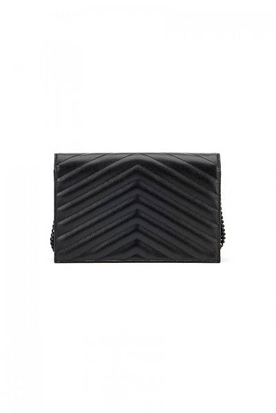 Saint Laurent Quilted mini envelope clutch14