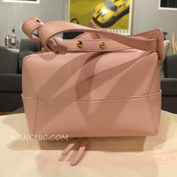 Mansur Gavriel Backpack (Mini rosa)3-1