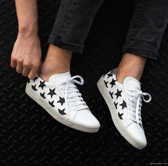 Saint Laurent star sneakers6