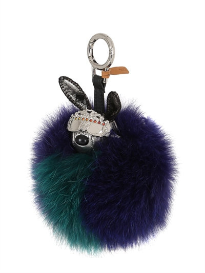 MCM rabbit bag charm2