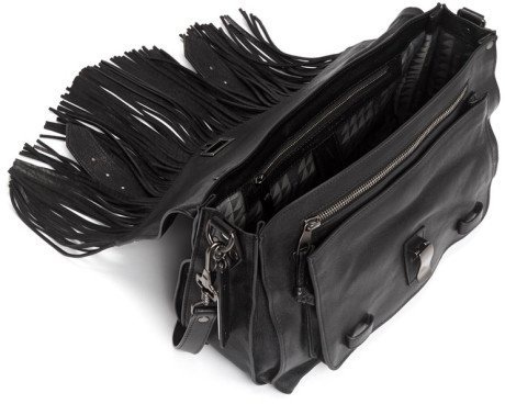 Proenza Schouler PS1 medium fringed satchel4