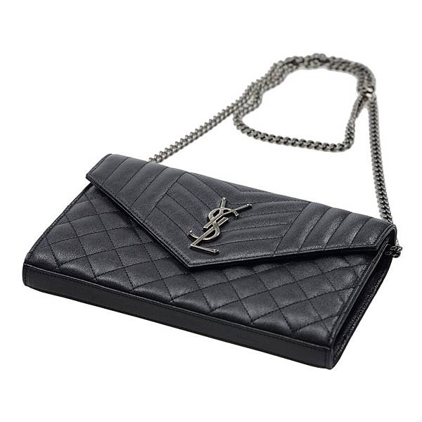 Saint Laurent Quilted mini envelope clutch13