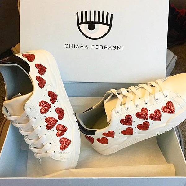 Chiara Ferragni WHITE LEATHER “ROGER” SNEAKERS3 