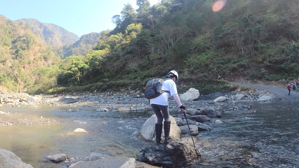 ｜走在一條季節限定隨時會消失的工程便道｜北港溪峽谷工程便道全