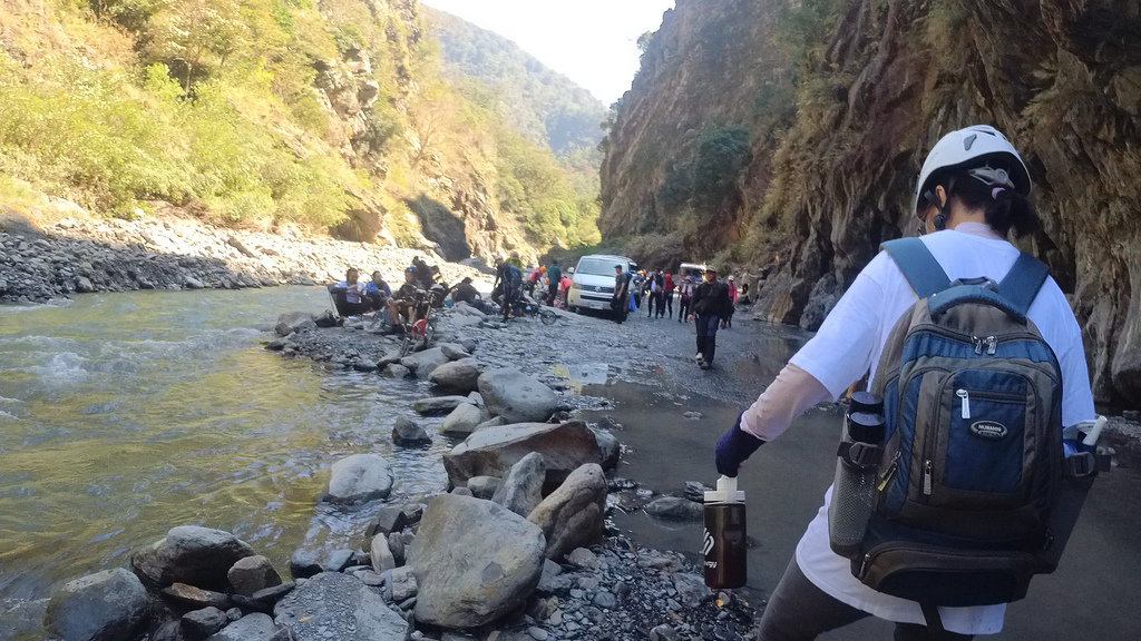 ｜走在一條季節限定隨時會消失的工程便道｜北港溪峽谷工程便道全