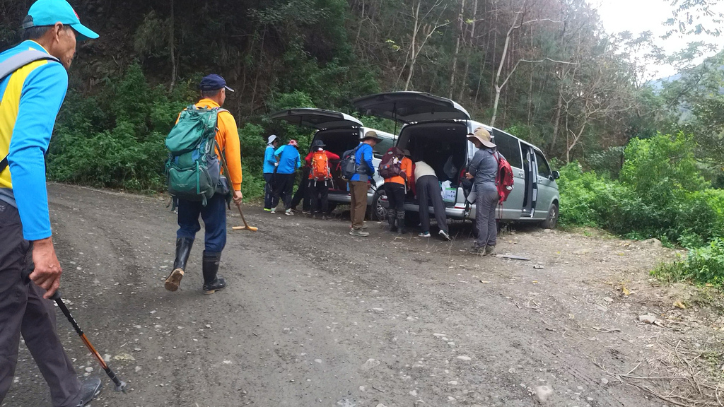 ｜走在一條季節限定隨時會消失的工程便道｜北港溪峽谷工程便道全