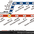  嵐電 路線圖