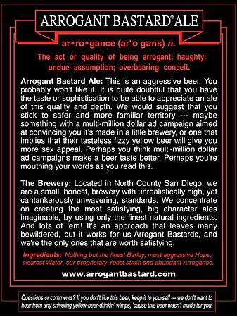 Stone Arrogant Bastard