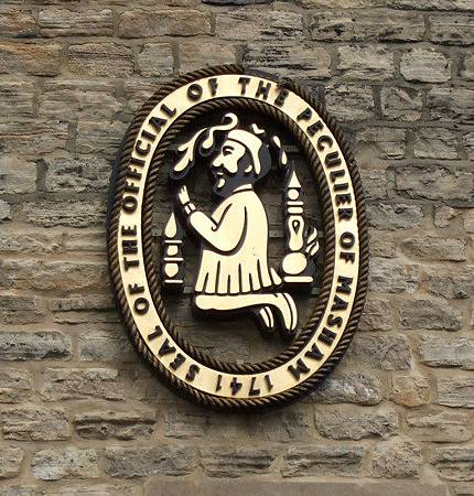 Official Seal of Old Peculier on Theakstons Wall