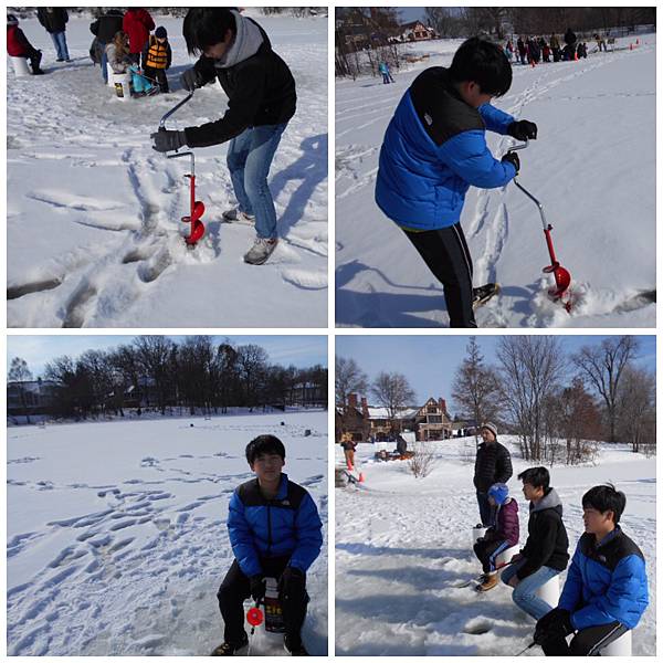 ice fishing