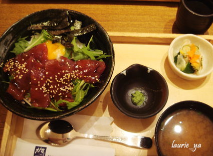 大戶屋_淡醬黃肌鮪魚蓋飯 