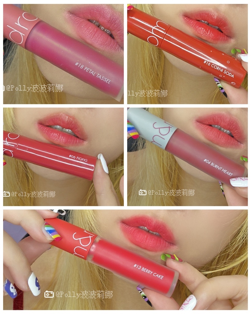 ✨️romand韓國唇釉試色✨️-波波彩妝控
